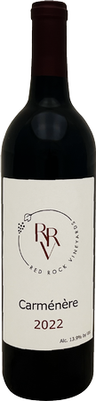 2022 Carmenère Red Rock Vineyards bottle
